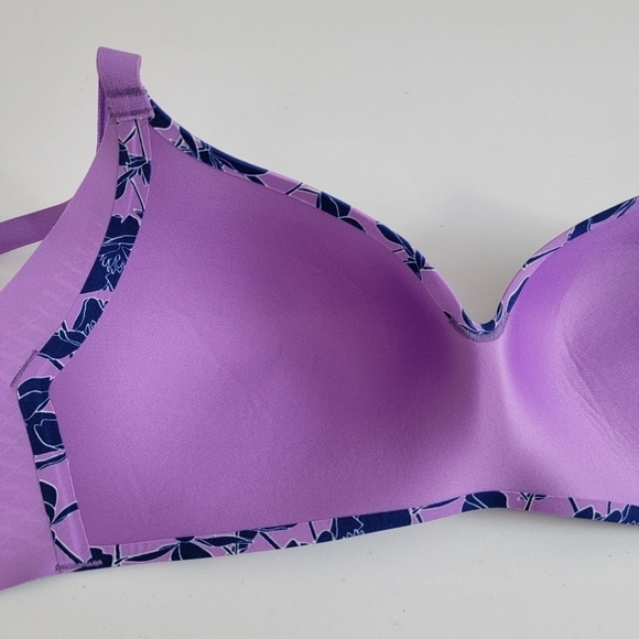 KNIX Violet Magnolia WingWoman Contour Bra Wireless Sz 6 - Picture 10 of 14